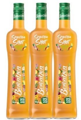 3 Flaschen Berentzen Smoothie Tropical Flirt a 500ml 15% Vol. + Space Riegel 45g von Onlineshop Bormann von Bormann