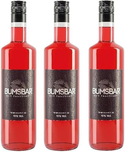 3 Flaschen Bumsbar Granatapfellikör a 700ml 16% Vol. aus Glas + Space Riegel von Onlineshop Bormann 3 Flaschen Bumsbar Granatapfellikör a 700ml 16% Vol. aus Glas + Space Riegel von Onlineshop Bormann von Bormann