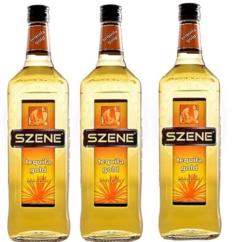 3 Flaschen a 1000ml Szene Tequila Gold 38% Vol. + Space Riegel von Onlineshop Bormann 3 Flaschen a 1000ml Szene Tequila Gold 38% Vol. + Space Riegel von Onlineshop Bormann von Bormann