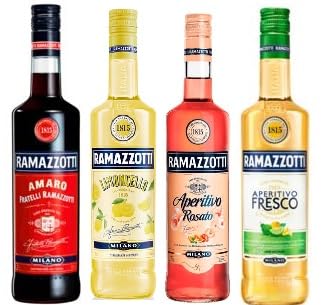 4 Flaschen Ramazzotti Mix aus 4 Sorten a 0,7 L (1xRamazzotti Amaro 30% vol.,1xRamazzotti Aperitivo Rosato15% vol.,1xFresco 15%,1xLimoncello 29% vol.) + Space Keks gratis a 45 g von Onlineshop Bormann von Bormann