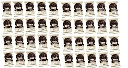 40 x 50g American Cookies extra dark mit Schokolade (Kekse) einzeln verpackt falcone + Space Riegel 45g von Onlineshop Bormann von Bormann