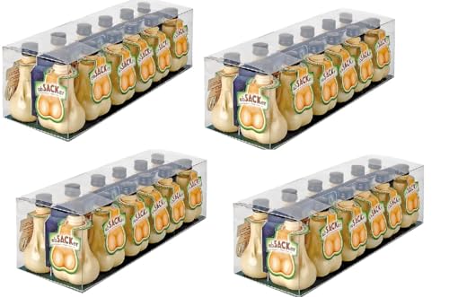 48er Krugmann abSACKer Haselnuss Likör 20% Vol. a 20 ml - PET Formfläschchen - Shot Minis Haselnusslikör Großpackung + Space Riegel von Onlineshop Bormann von Bormann