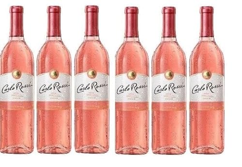 6 Flaschen Carlo Rossi Pink Moscato Rosewein sweet a 0,75 L 9% vol. Rosewein + Space Keks 45g von Onlineshop Bormann von Bormann