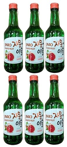 6 Flaschen Jinro Grapefruit a 0,35 L 13% vol. + Space Keks gratis a 45g von Onlineshop Bormann von Bormann