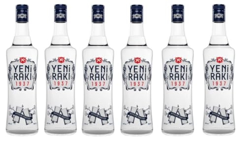 6 Flaschen Yeni Raki Türkei a 0,7l 45% Vol. Anisschnaps 6 Flaschen Yeni Raki Türkei a 0,7l 45% Vol. Anisschnaps von Bormann