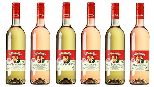 6 er Almdudler Almschorsch & Almliesel Mix je 3 Flaschen Almdudler Almschorsch & 3 Flaschen Almliesel a 750ml ml. mit 6% Vol.+ Space Riegel von Onlineshop Bormann von Bormann