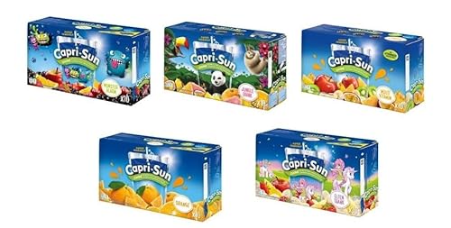 Capri Sun Sonne 5 Sorten Mix Monster,Jungle,Safari,Orange,Elfentrank (50 x 200ml)+ Space Keks gratis a 45 g von Onlineshop Bormann von Bormann