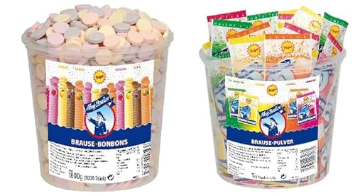 Frigeo Ahoj Bundle (1 x Brause - Bonbons 1000er/1800g + 1 x Brause Pulver 100er /580g + Space Keks 45g) von Onlineshop Bormann von Bormann