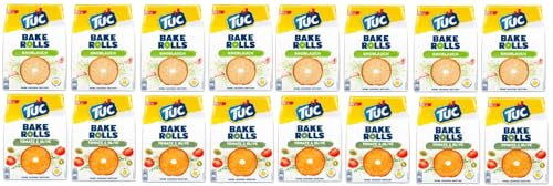 Tuc Baked Rolls 16er Mix a 8x Garlic / 8x Tomate Olive a 150g + Space Keks von Onlinenshop Bormann von Bormann