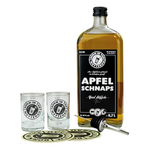 BitW Apfelschnaps Set | Geschenk Set | Schnapsgläser | Ausgießer | Born in the Wetterau BitW Apfelschnaps Set | Geschenk Set | Schnapsgläser | Ausgießer | Born in the Wetterau von Born in the Wetterau