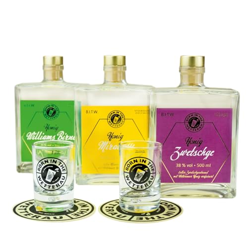 BitW Honigbrand Geschenk Set | Williams Birne, Zwetschge, Mirabelle | Born in the Wetterau BitW Honigbrand Geschenk Set | Williams Birne, Zwetschge, Mirabelle | Born in the Wetterau von Born in the Wetterau