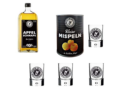 Born in the Wetterau 1 x Mispeln 4 x Glas 4cl 1 x Schnaps 0,7 Liter Born in the Wetterau 1 x Mispeln 4 x Glas 4cl 1 x Schnaps 0,7 Liter von Born in the Wetterau