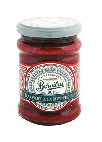 Raifort a la Betterave Meerettich mit Roter Beete BORNIBUS 250g Glas Raifort a la Betterave Meerettich mit Roter Beete BORNIBUS 250g Glas von Bornibus