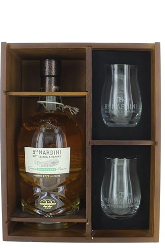 Grappa Riserva 22 Anni Nardini Cl 70 Cassetta Legno + 2 Bicchieri Grappa Riserva 22 Anni Nardini Cl 70 Cassetta Legno + 2 Bicchieri von Bortolo Nardini