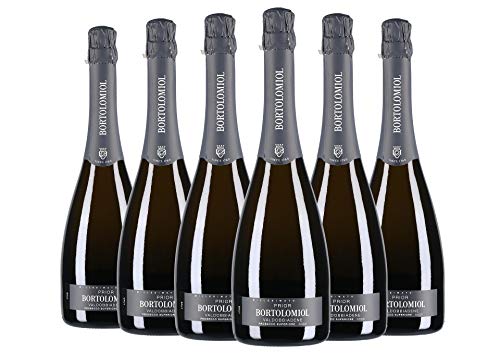 Valdobbiadene Prosecco Superiore DOCG Brut (Trocken) - Prior - 6 fl. x 0,75 l. - Italienischer Prosecco - Veneto - Italien von Bortolomiol