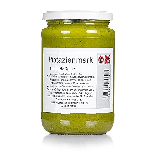 Bos Food BOS FOOD Pistazien-Mark, 100% Mark ohne Zusatzstoffe, 650g Bos Food BOS FOOD Pistazien-Mark, 100% Mark ohne Zusatzstoffe, 650g von Bos Food