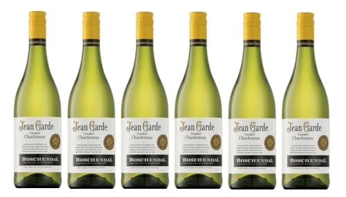 6x 0,75l - Boschendal - Jean Garde - unoaked Chardonnay - Western Cape W.O. - Südafrika - Weißwein trocken von Boschendal