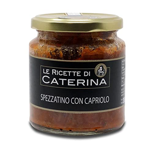 Le Ricette di Caterina Feinkost italienischer Capriolo-Tomaten-Eintopf, Wildgulasch vom Reh von Boscovivo