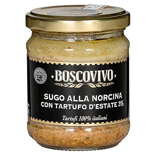 Boscovivo, Norcina Sauce mit Sommertrüffel und Schweinefleisch, aus Italien, 180 g von Boscovivo