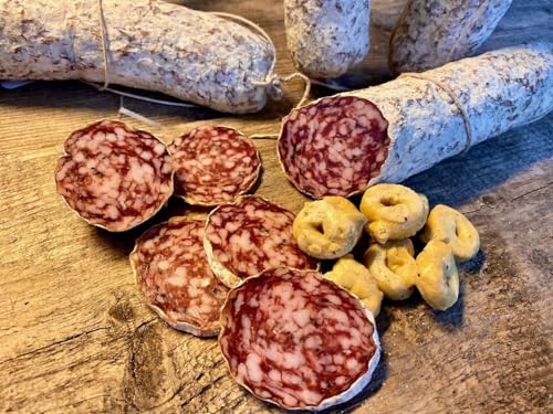 Trüffelsalami Salami mit schwarzem Trüffel Salame al tartufo Ca. 300gr von Boscovivo