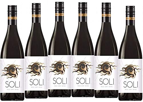 Paket von 6 Flaschen CAB.SAUVIGNON & CAB.FRANC & MELNIK"SOLI", 0,75 l, Elenovo, Bulgarien von Bossev