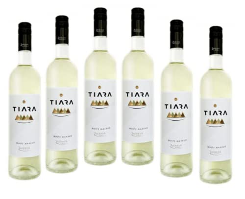 Paket von 6 Flaschen MAVRUD"WHITE"-Blanc de Noir, 0,75 l, Parvomay, Bulgarien von Bossev