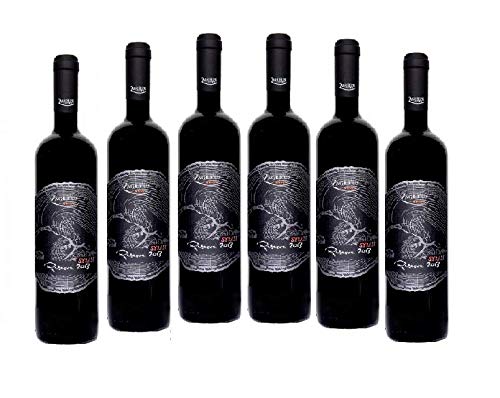 Paket von 6 Flaschen MAVRUD&SYRAH&CAB.SAUV. Reserve, 0,75 l, Zagreus, Parvomay, Bulgarien von Bossev