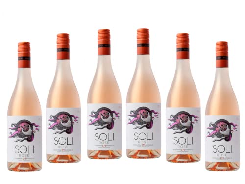 Paket von 6 Flaschen ROSE "SOLI", 0,75 l, Elenovo, Bulgarien von Bossev