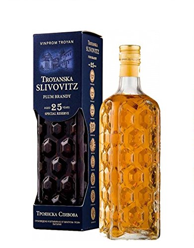 Pflaumenbrand Spec.Res."TROYANSKA SLIVOVITZ",25 Jahre Fass,0,7 l von Peshtera