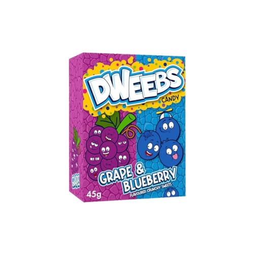 Dweebs Grape & Blueberry 45g - Saftiger Trauben- und Blaubeerenmix für Naschkatzen + GETZH ThankYou Sticker von Bossjuice