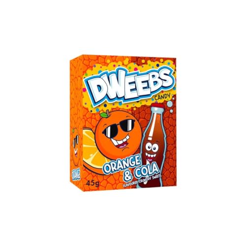 Dweebs Orange & Cola 45g - Saure Süßigkeiten mit dem Geschmack von Spezi-Limonade + GETZH ThankYou Sticker von Bossjuice