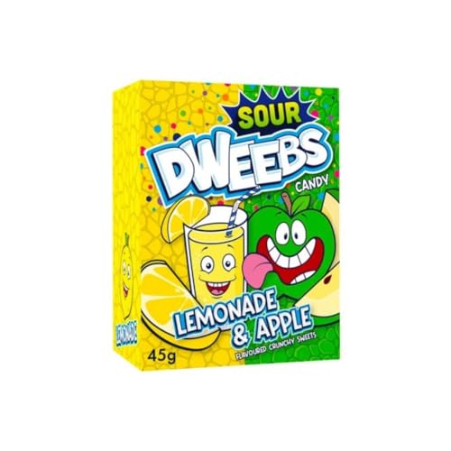 Dweebs Sour Lemonade & Apple 45g - Perfekter Mix aus Zitrone und Apfel in sauren Bonbons + GETZH ThanyYou Sticker von Bossjuice