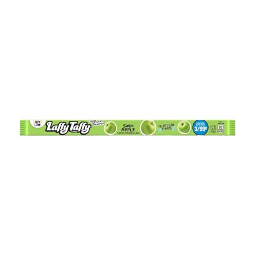 Laffy Taffy Rope Sour Apple 23g - Saure Apfel Kaubonbons, Perfekt für Naschkatzen, Ideal als Süße Überraschung + GETZH ThankYou Sticker von Bossjuice