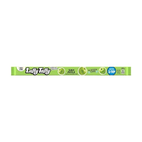Laffy Taffy Rope Sour Apple 23g - Saure Apfel Kaubonbons, Perfekt für Naschkatzen, Ideal als Süße Überraschung + GETZH ThankYou Sticker von Bossjuice