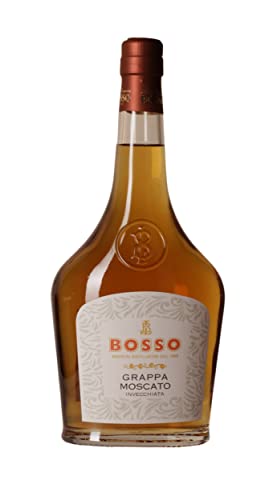 Bosso Grappa Moscato Invecchiata Tresterbranntwein 42% vol (1 x 700 ml) von Bosso