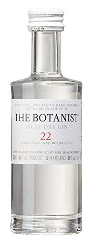 The Botanist Islay Dry Gin mit 46% vol. (1 x 0,05l) |Einzigartiger Gin mit handgeernteten Botanicals von der schottischen Insel Islay von The Botanist