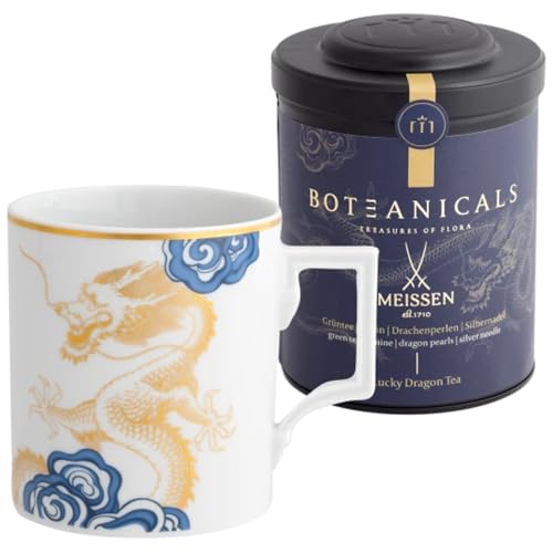 BOTEANICALS x MEISSEN - Lucky Dragon Geschenk-Set - Grüntee Jasmin | Drachenperlen | Silbernadel - BIO-Tee in Premium-Qualität mit edlem Manufaktur-Porzellan BOTEANICALS x MEISSEN - Lucky Dragon Geschenk-Set - Grüntee Jasmin | Drachenperlen | Silbernadel - BIO-Tee in Premium-Qualität mit edlem Manufaktur-Porzellan von Boteanicals