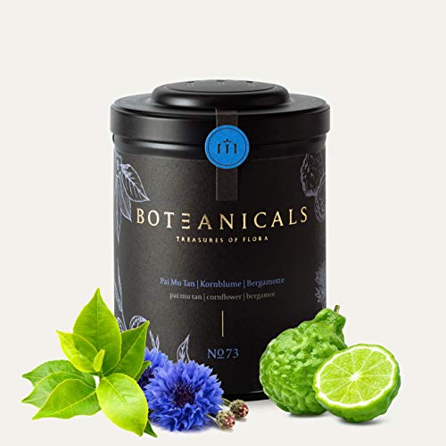 Boteanicals No. 73 Pai Mu Tan | Kornblume | Bergamotte - Feinster weißer Tee in Bio-Qualität von Boteanicals