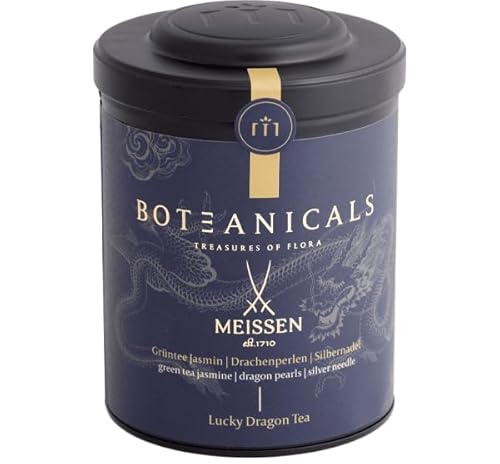 BOTEANICALS x MEISSEN - Lucky Dragon Tea - Grüntee Jasmin | Drachenperlen | Silbernadel - BIO-Tee in Premium-Qualität - 100% Natürlich - 100g in dekorativer Metalldose BOTEANICALS x MEISSEN - Lucky Dragon Tea - Grüntee Jasmin | Drachenperlen | Silbernadel - BIO-Tee in Premium-Qualität - 100% Natürlich - 100g in dekorativer Metalldose von Boteanicals