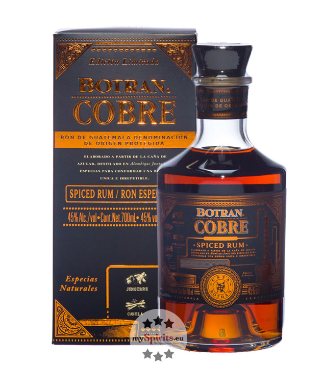 Botran Cobre Spiced (45 % vol., 0,7 Liter) von Botran Rum