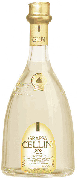 Bottega Cellini Oro Grappa 38% vol. 0,7 l von Bottega S.p.A.