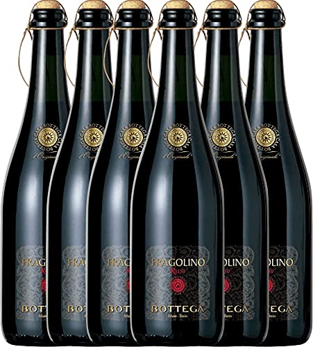 Fragolino Rosso Frizzante von Bottega - Weinhaltiges Getränk 6 x 0,75l VINELLO - 6er - Weinpaket inkl. kostenlosem VINELLO.weinausgießer Fragolino Rosso Frizzante von Bottega - Weinhaltiges Getränk 6 x 0,75l VINELLO - 6er - Weinpaket inkl. kostenlosem VINELLO.weinausgießer von Bottega SpA