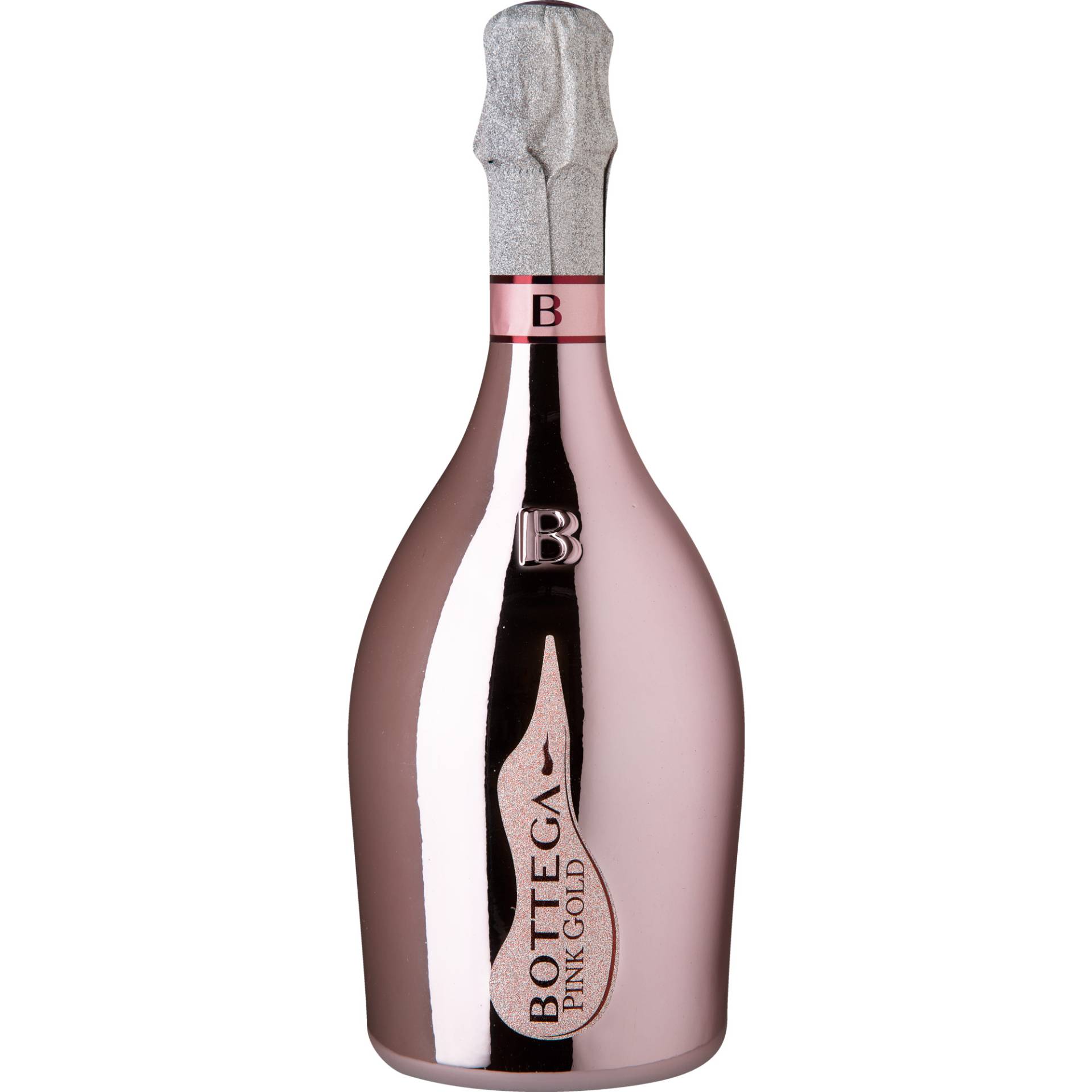 Pink Gold Prosecco Spumante Rosé, Prosecco DOC Extra Dry, Venetien, Schaumwein von Bottega spa - Vicolo Aldo Bottega 2 - 31010 Bibano di Godega di Sant'Urbano (TV) - Italien