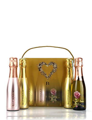 Conf. 4 Birilli 2 Gold Brut/1 Gold Rose'/ 1 Moscato Bottega Cl 20 Conf. 4 Birilli 2 Gold Brut/1 Gold Rose'/ 1 Moscato Bottega Cl 20 von Bottega