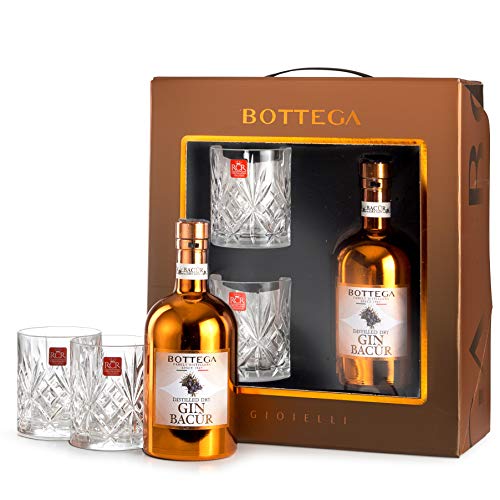 Conf. Gin Bacur Bottega Cl 50 40% vol + 2 Bicchieri Melodia Conf. Gin Bacur Bottega Cl 50 40% vol + 2 Bicchieri Melodia von Bottega