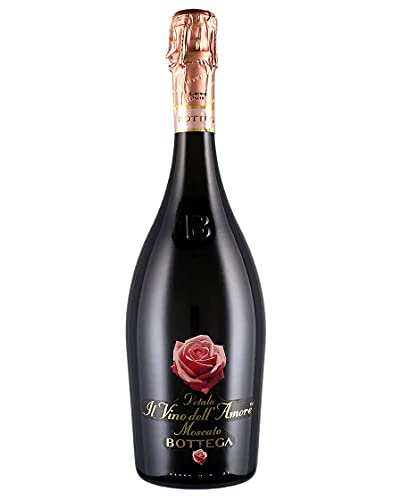 Vino Spumante di Qualità del tipo Aromatico Petalo Il Vino dell'Amore Moscato Bottega 0,75 ℓ von Bottega