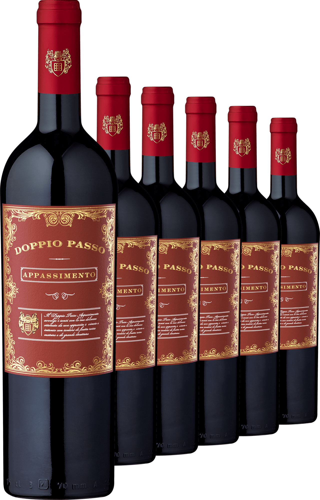 2021 Doppio Passo Appassimento Primitivo im 6er-Vorratspaket von Botter Casa Vinicola S.P.A.