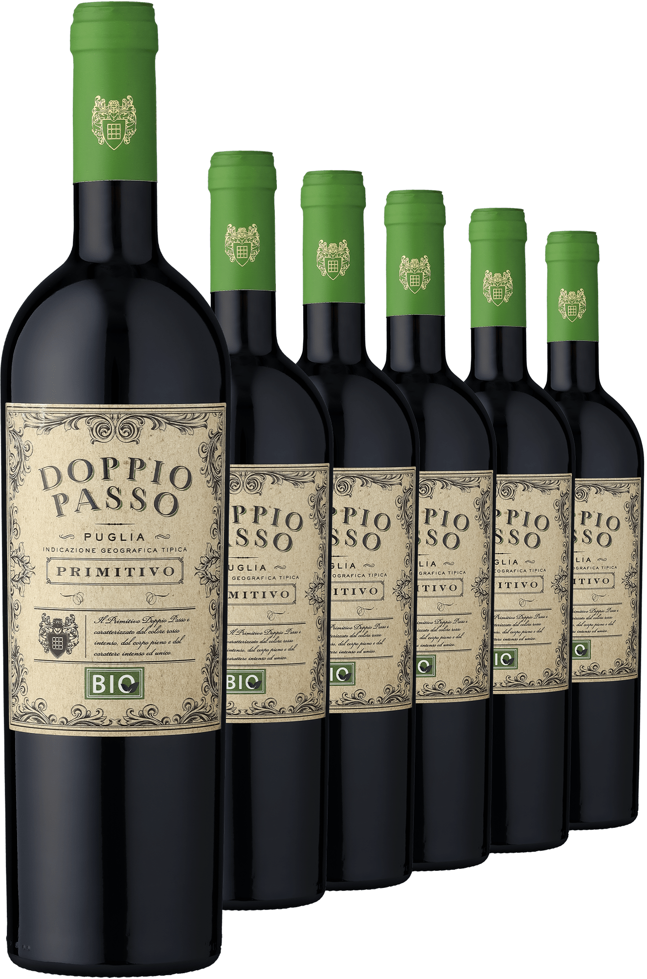 2023 Doppio Passo Primitivo – Bio im 6er-Vorratspaket 2023 Doppio Passo Primitivo – Bio im 6er-Vorratspaket