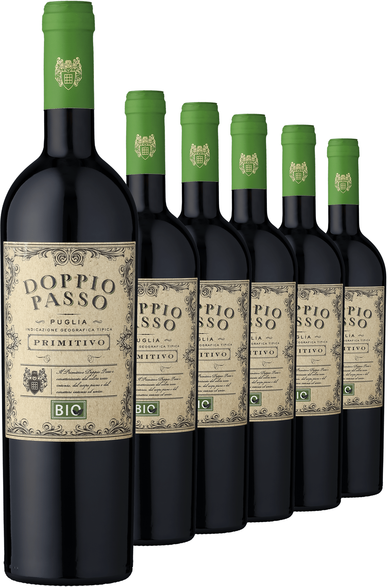 2022 Doppio Passo Primitivo – Bio im 6er-Vorratspaket von Botter Casa Vinicola S.P.A.