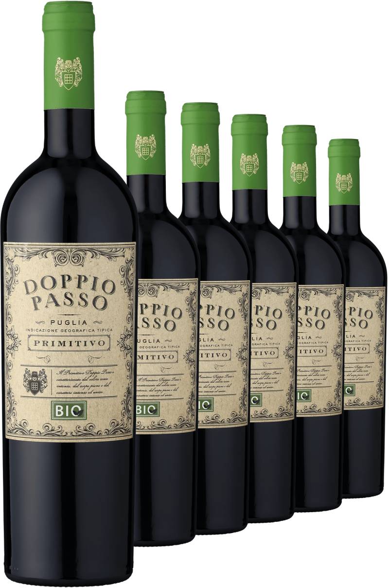 2023 Doppio Passo Primitivo – Bio im 6er-Vorratspaket